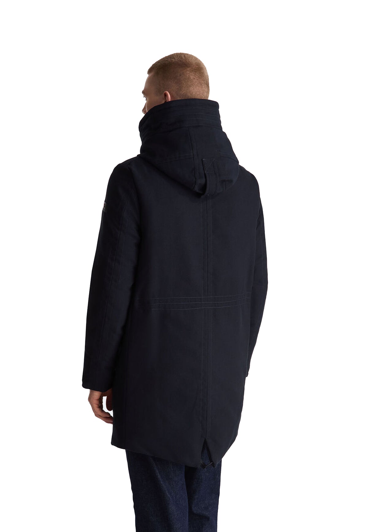 Parka giubbino con cappuccio blu Kasa Peuterey A26 PEU6121 01112048 215215 PEUTEREY 