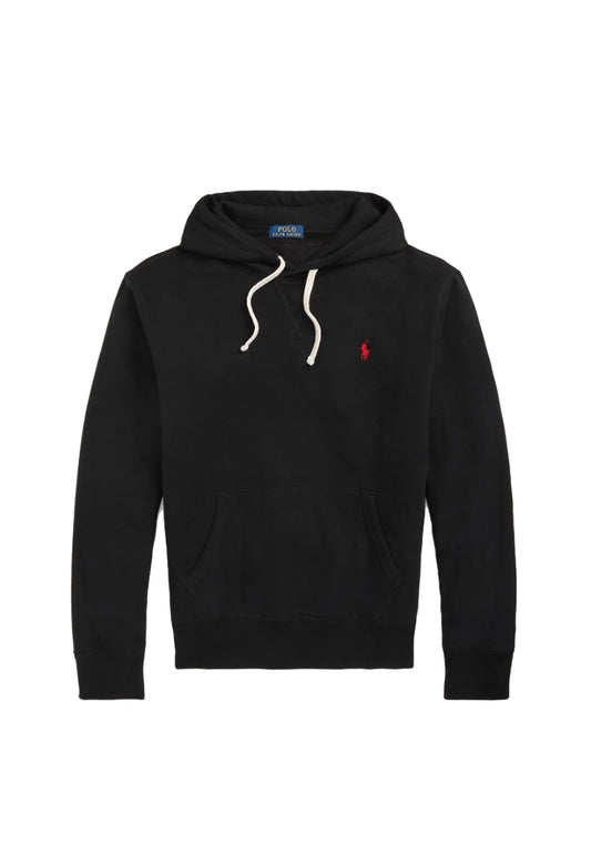 Felpa con cappuccio nera hoodie felpata Polo Ralph Lauren A26 710766778008 001001 POLO RALPH LAUREN 