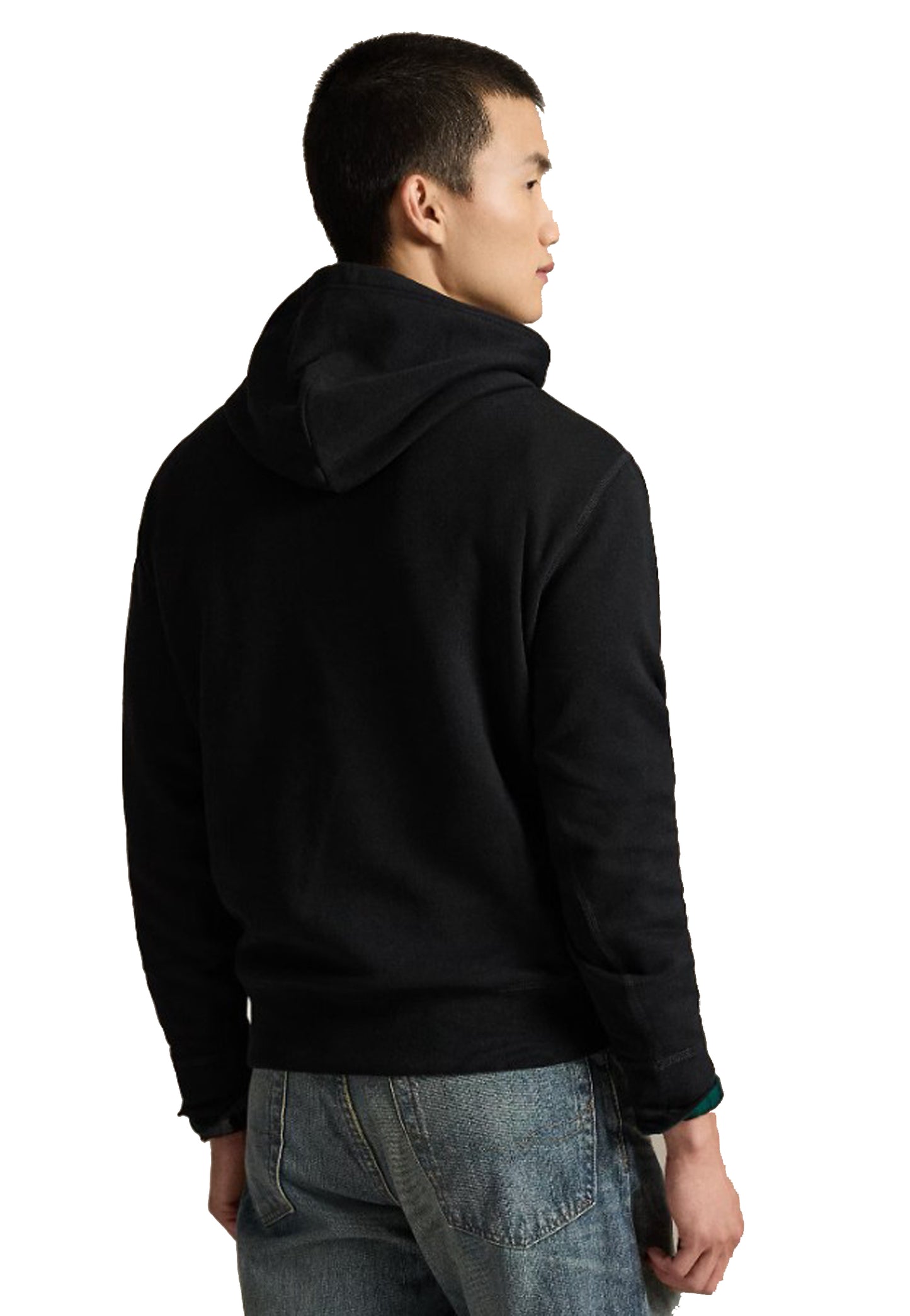 Felpa con cappuccio nera hoodie felpata Polo Ralph Lauren A26 710766778008 001001 POLO RALPH LAUREN 