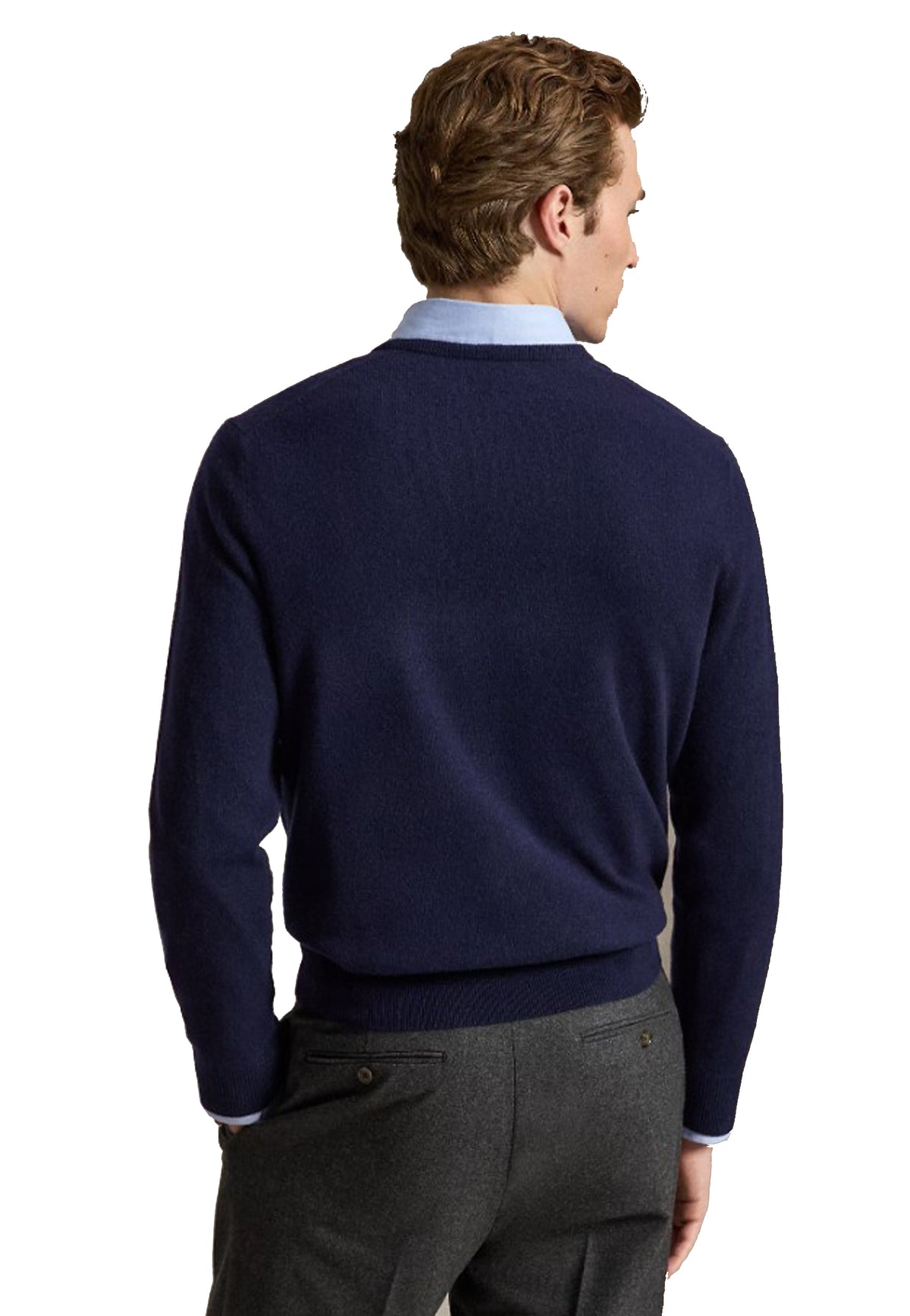 Maglia pullover girocollo blu lana Polo Ralph Lauren A26 710974148001 400400 POLO RALPH LAUREN 