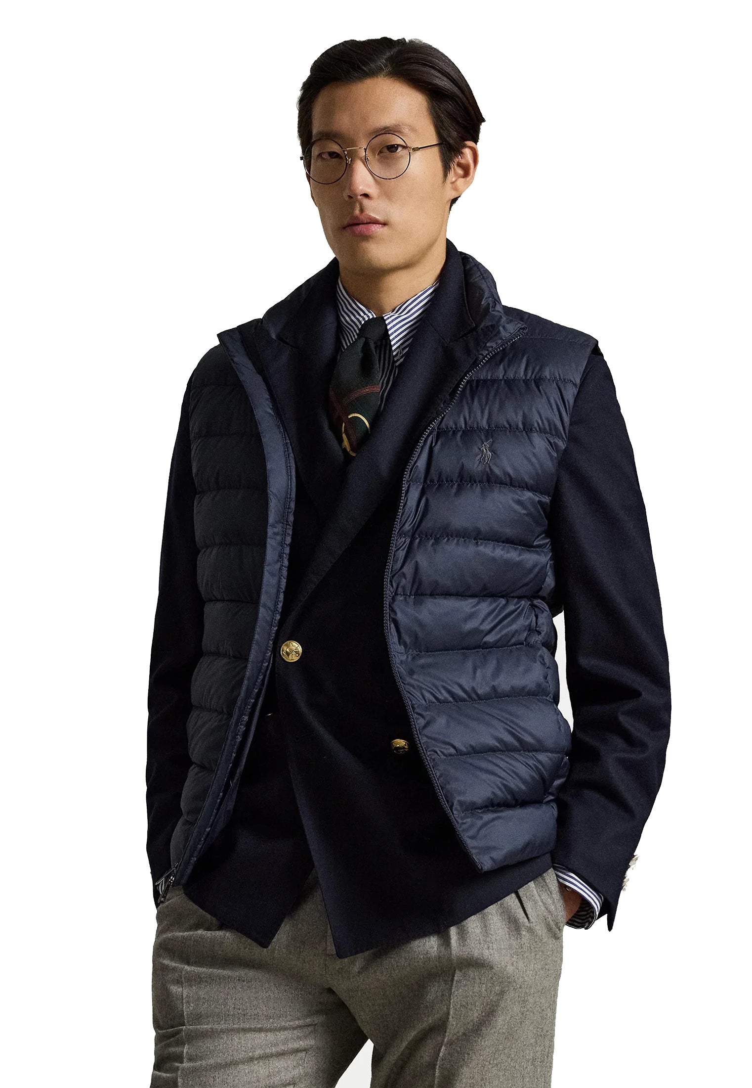 Gilet smanicato imbottito blu Polo Ralph Lauren A26 710B20425002 410410 POLO RALPH LAUREN 