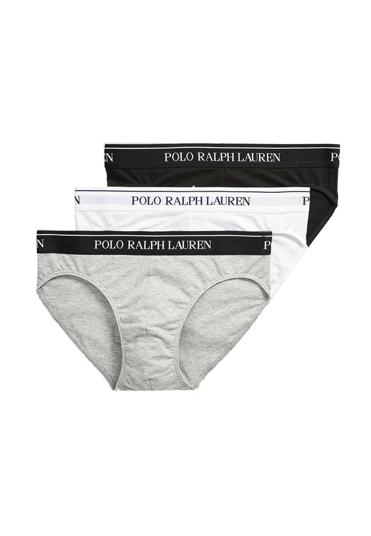 Pacco da 3 mutande slip colori misti cotone Polo Ralph Lauren A26 714835884003 999999 POLO RALPH LAUREN 