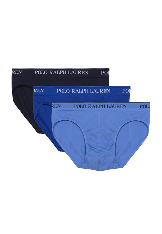 Pacco da 3 mutande slip blu cotone Polo Ralph Lauren A26 714835884004 999999 POLO RALPH LAUREN 
