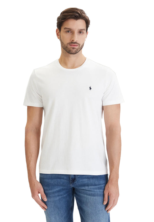 T-shirt girocollo bianca classica cotone Polo Ralph Lauren A26 714844756005 100100 POLO RALPH LAUREN 