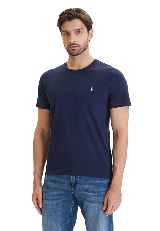 T-shirt girocollo blu classica cotone Polo Ralph Lauren A26 714844756007 410410 POLO RALPH LAUREN 