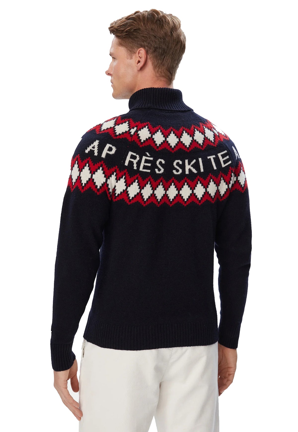 Maglione collo alto blu dolcevita misto lana montagna Gerlos Robe di Kappa A26 62127WW A04A04 ROBE DI KAPPA 