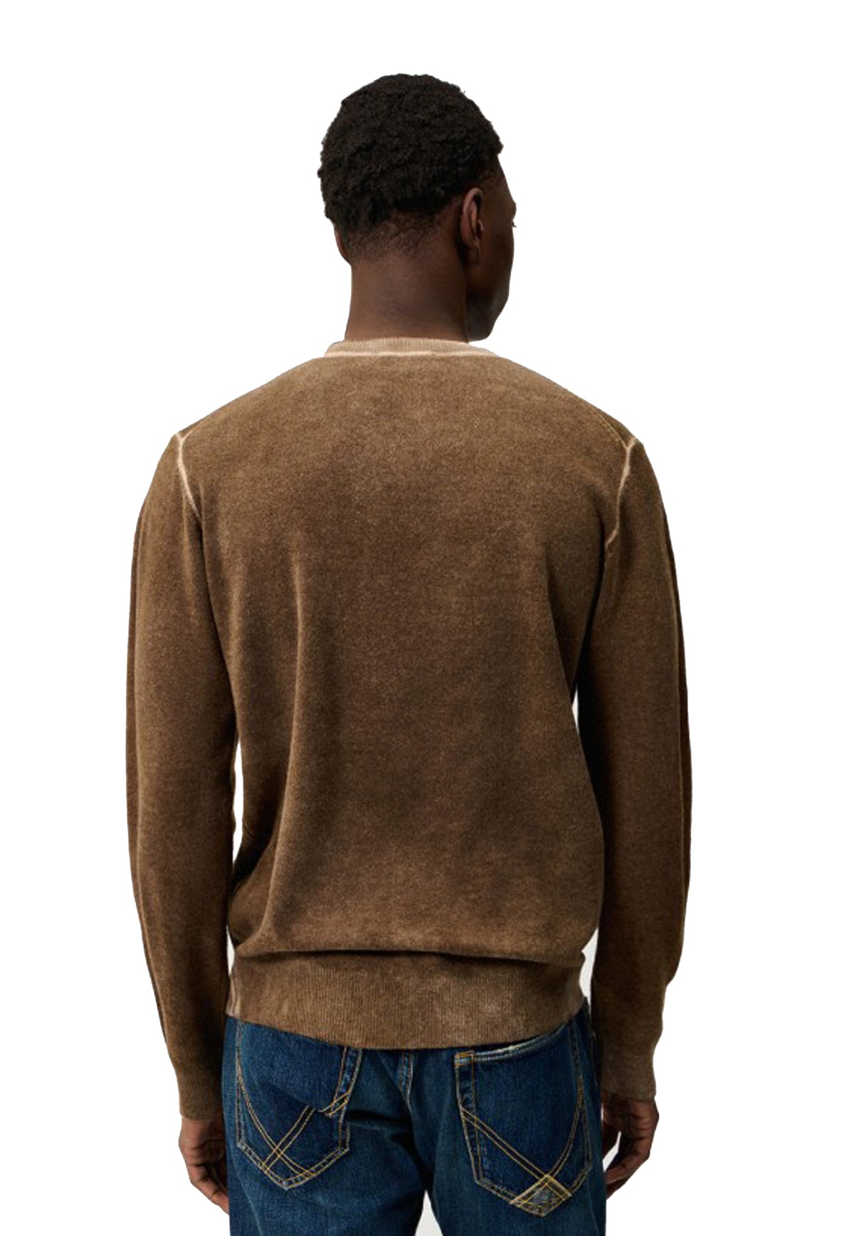 Maglia girocollo marrone lana merino Roy Roger's A26 RRU502CV52XXXX C0241C0241 ROY ROGER'S 