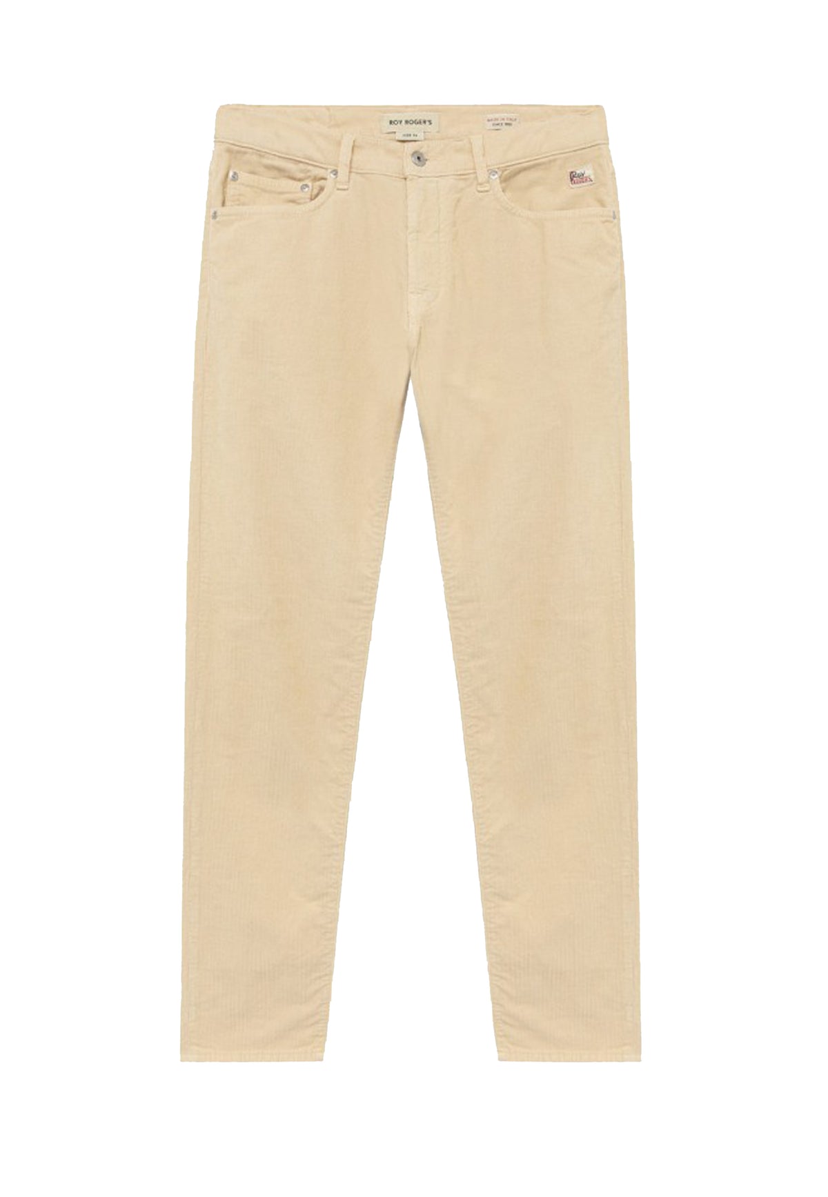 Pantaloni beige in velluto a costine regular fit Cult Plain Roy Roger's A26 RRU90260P3260112 C0766C0766 ROY ROGER'S 