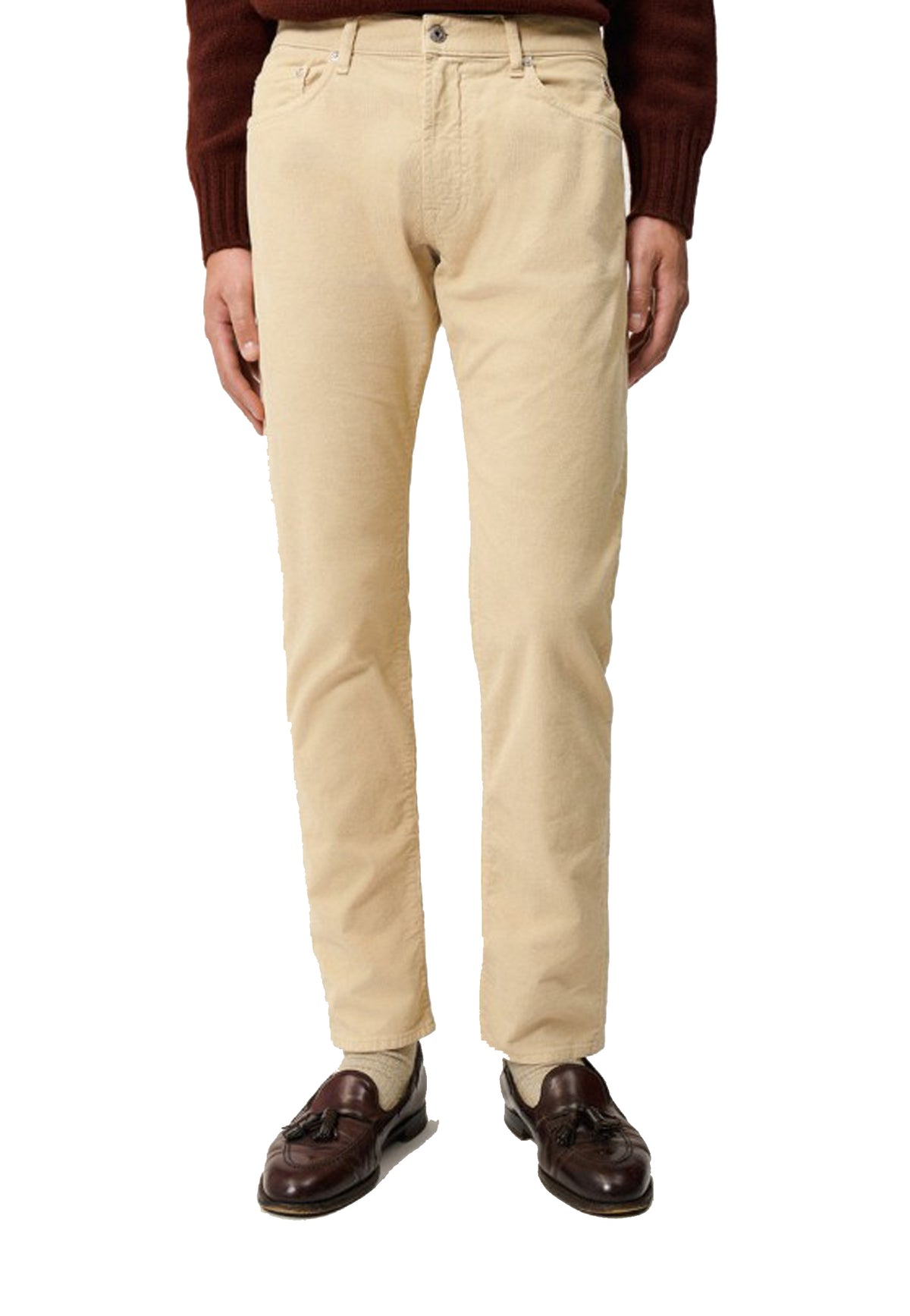 Pantaloni beige in velluto a costine regular fit Cult Plain Roy Roger's A26 RRU90260P3260112 C0766C0766 ROY ROGER'S 