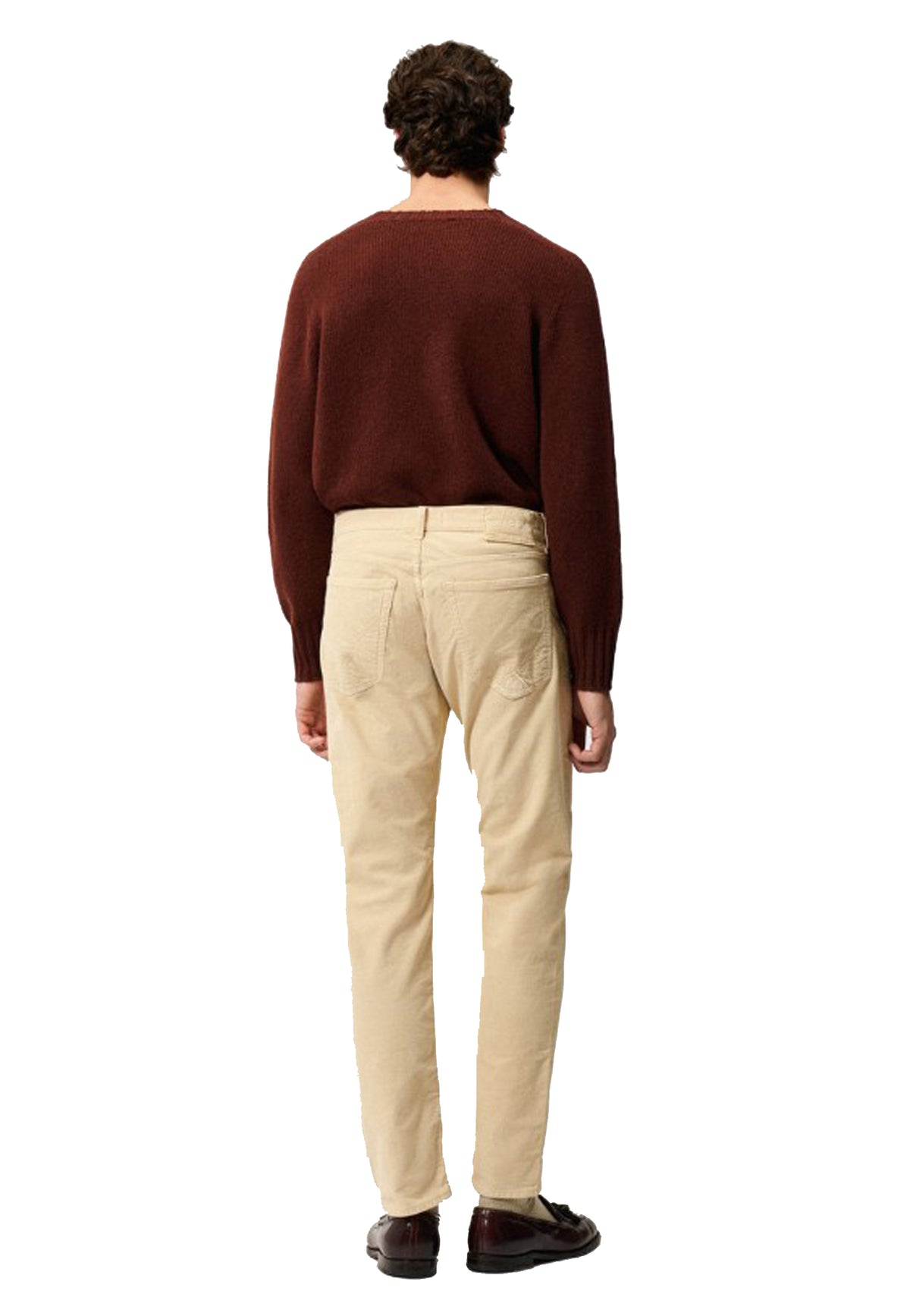 Pantaloni beige in velluto a costine regular fit Cult Plain Roy Roger's A26 RRU90260P3260112 C0766C0766 ROY ROGER'S 