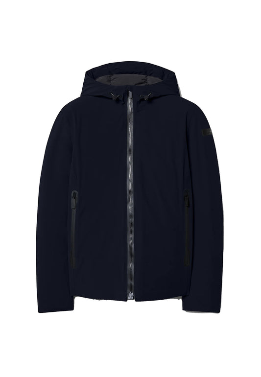 Giacca con cappuccio blu imbottito Montecristo Floating Storm RRD A26 W26056 6060 RRD 