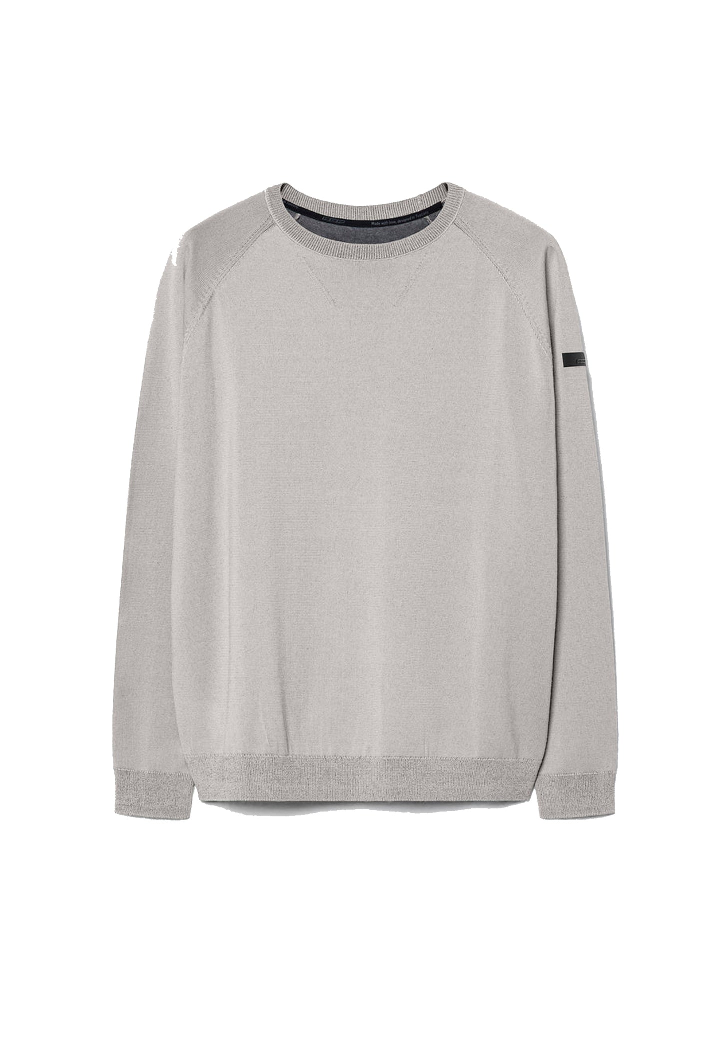 Maglia girocollo bianca regular fit New Amos misto cotone RRD A26 W26120 8585 RRD 