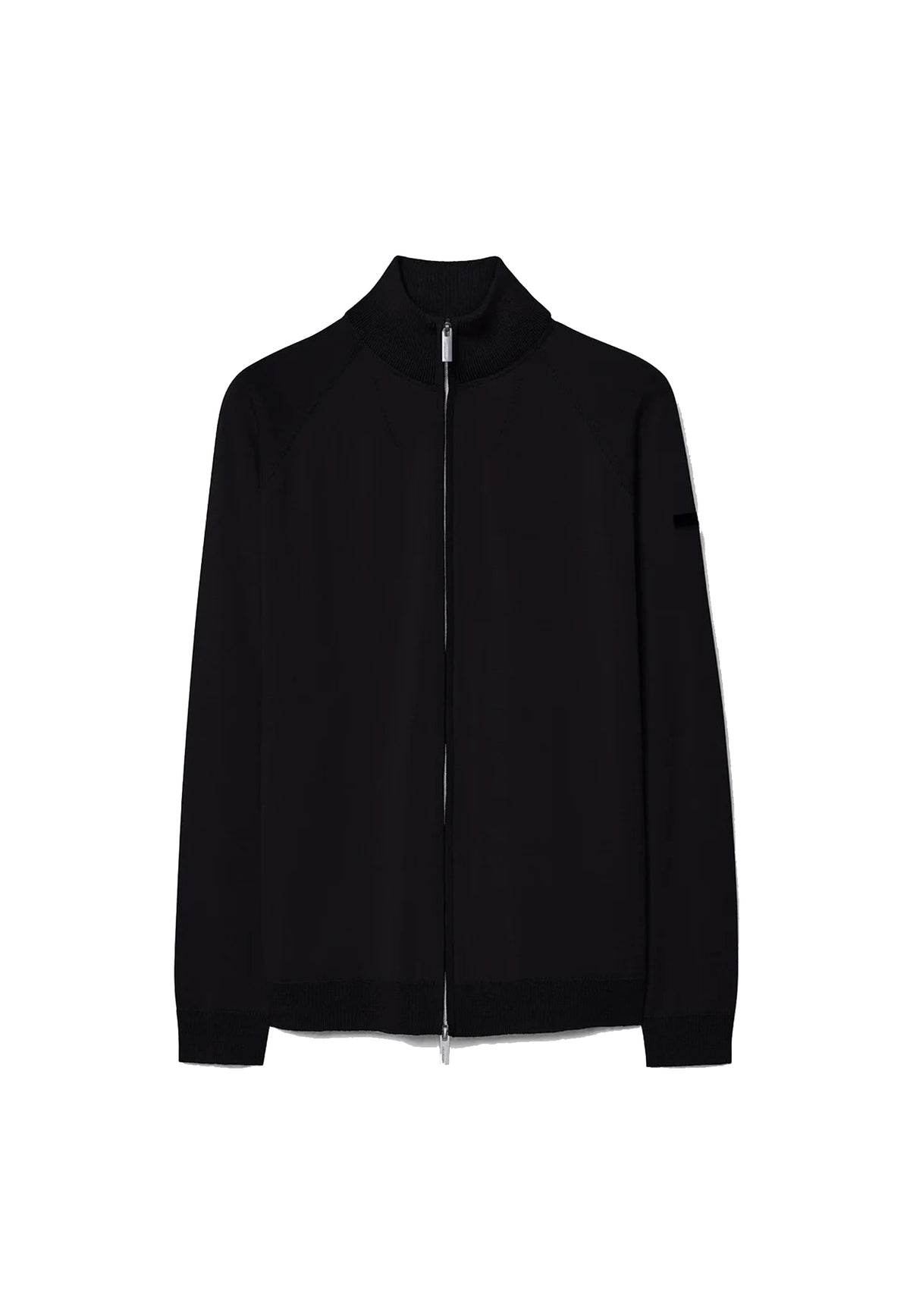 Maglia cardigan full zip nera New Amos misto cotone RRD A26 W26121 1010 RRD 