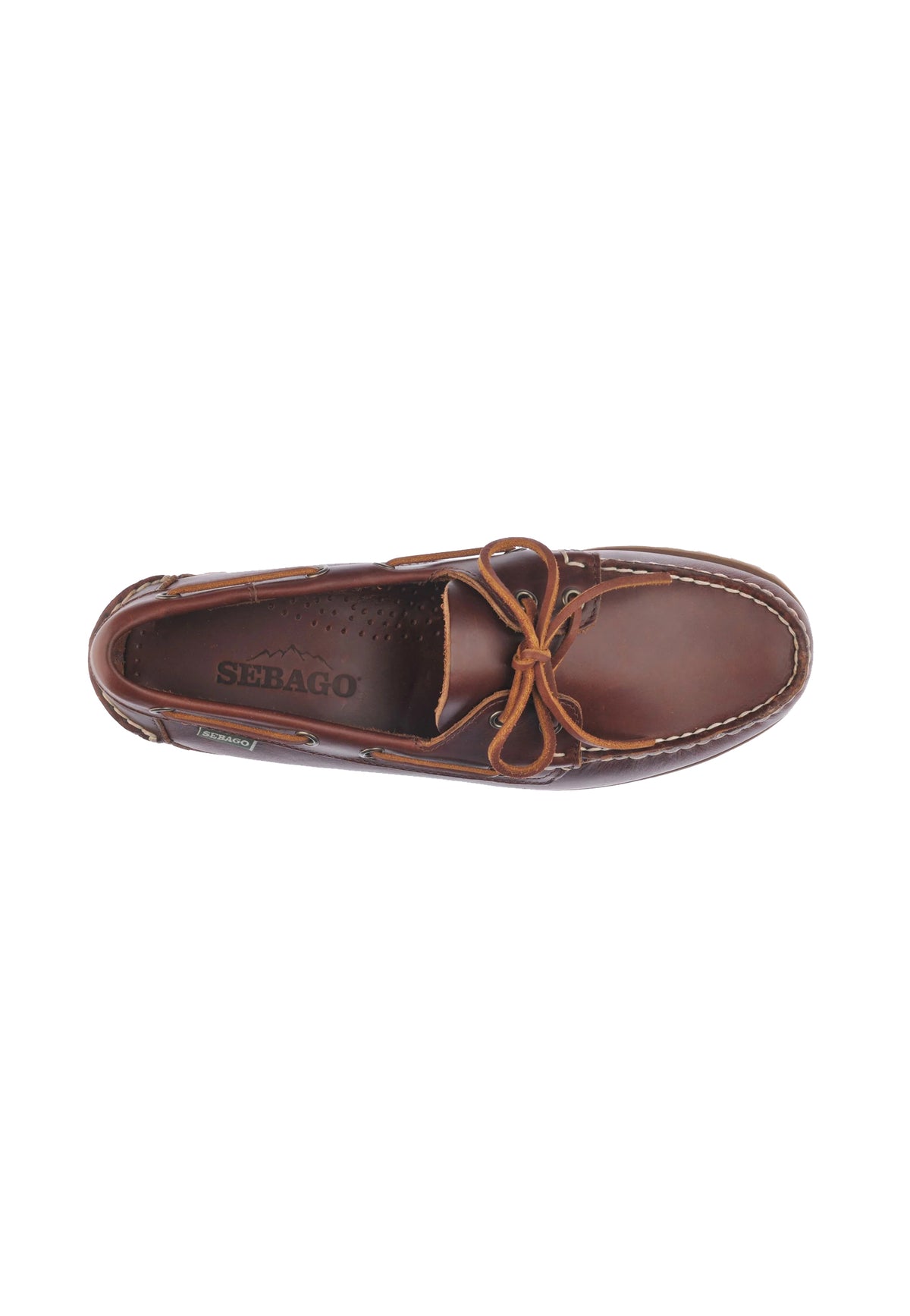 Scarpe mocassini marrone pelle stringate Ranger Sebago A26 7001HU0 925925 SEBAGO 