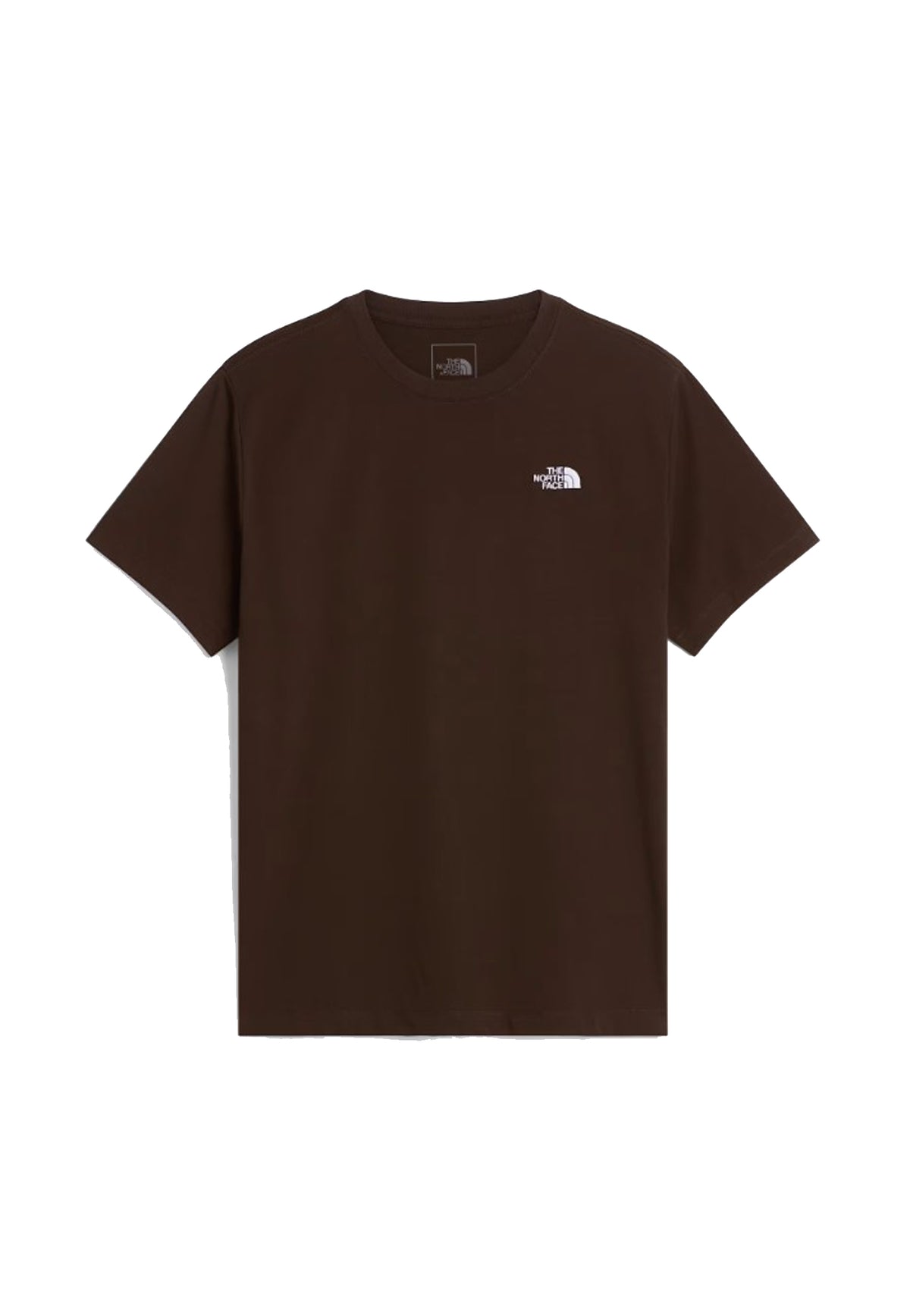 T-shirt girocollo marrone cotone basica Evolution Simple Dome The North Face A26 NF0A8CZ2NMF1 NFNMFNFNMF THE NORTH FACE 