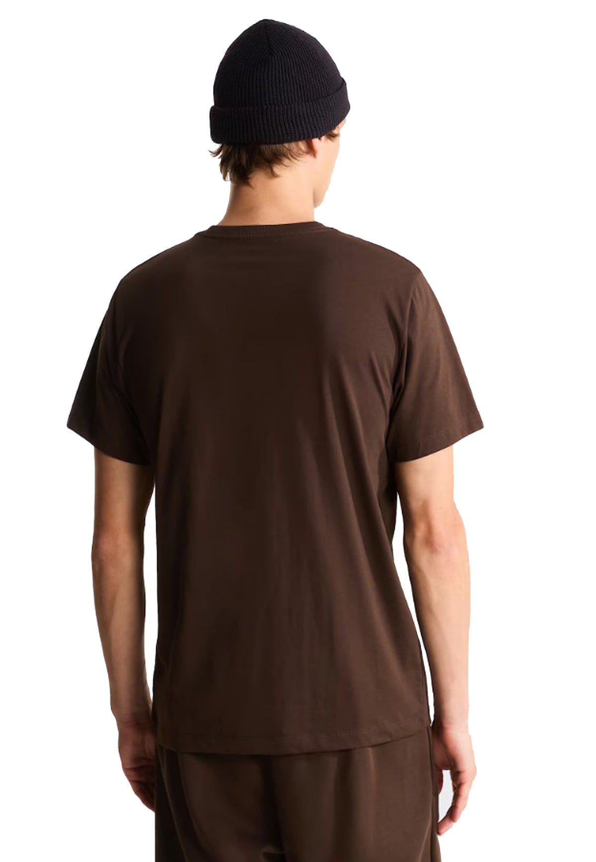 T-shirt girocollo marrone cotone basica Evolution Simple Dome The North Face A26 NF0A8CZ2NMF1 NFNMFNFNMF THE NORTH FACE 