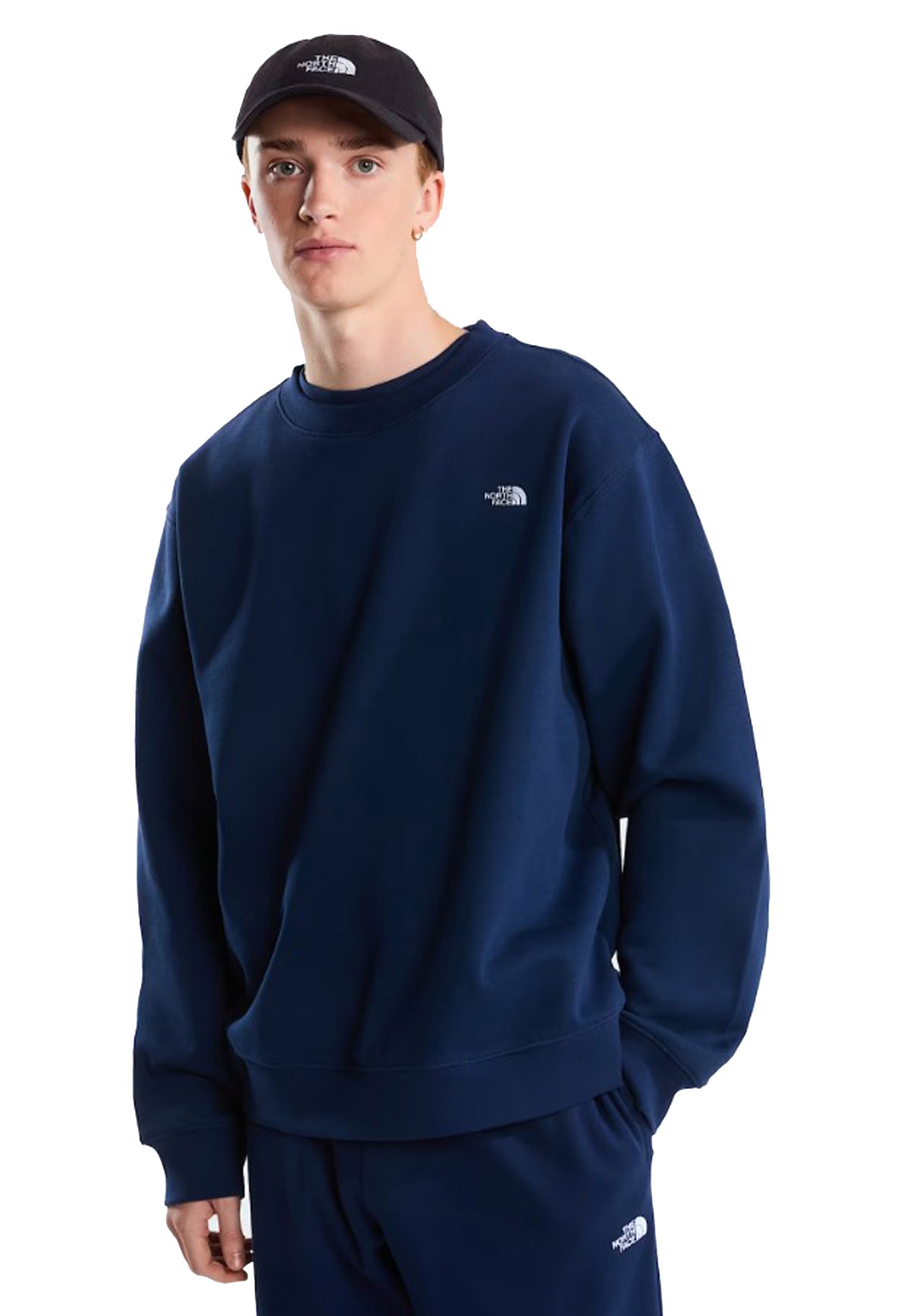Felpa pesante blu girocollo Essential Simple Dome The North Face A26 NF0A8DP78K21 NF8K2NF8K2 THE NORTH FACE 