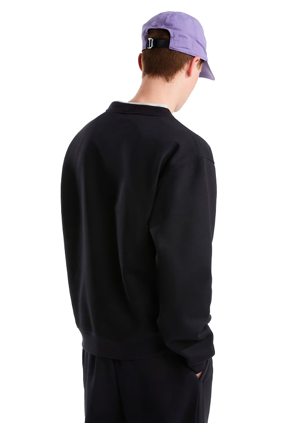 Felpa pesante nera girocollo Essential Simple Dome The North Face A26 NF0A8DP7JK31 NFJK3NFJK3 THE NORTH FACE 
