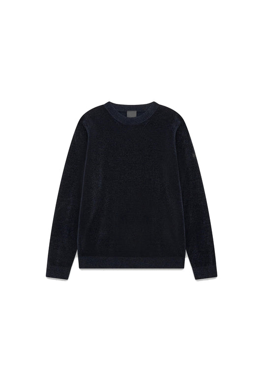 Maglia girocollo blu ciniglia Mauna Unity A26 KN-MAUNA CHENI-AW26 BNBN UNITY 