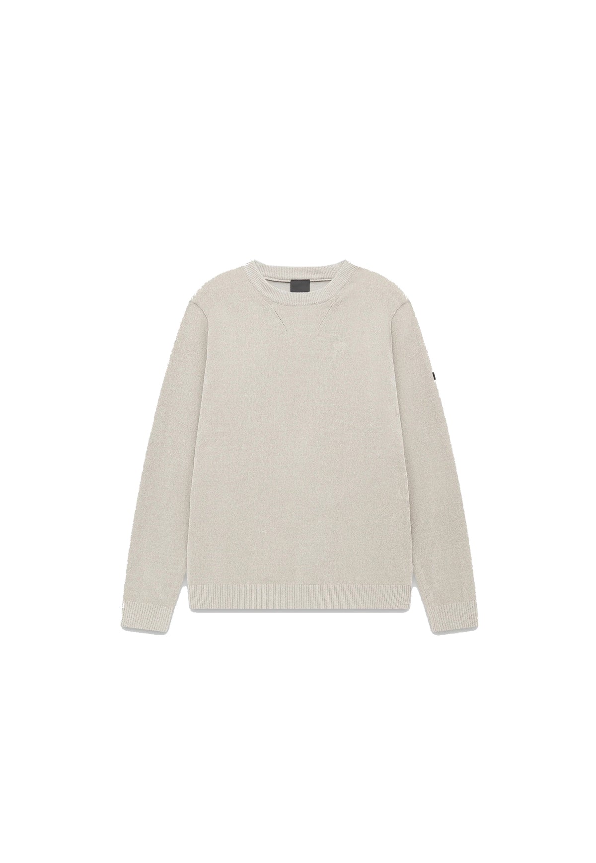 Maglia girocollo beige ciniglia Mauna Unity A26 KN-MAUNA CHENI-AW26 STOSTO UNITY 