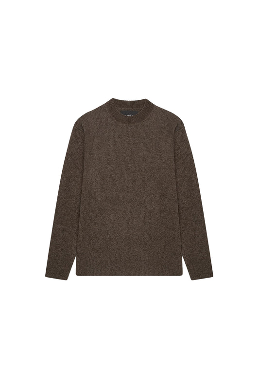 Maglia girocollo marrone ciniglia Piacenza Unity A26 KN-PIACENZA CMAX-AW26 BWBW UNITY 