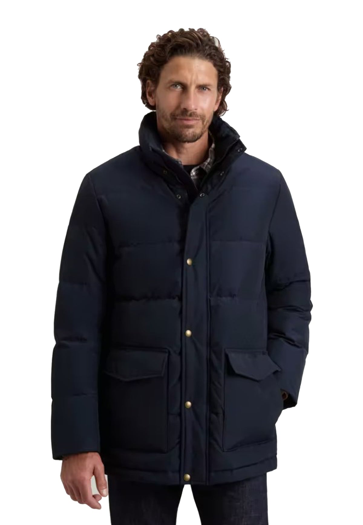 Giubbino Piumino imbottito piuma lungo blu Ramar Cloth Woolrich A26 CFWOOU2200MRUT0001 MLBMLB WOOLRICH 