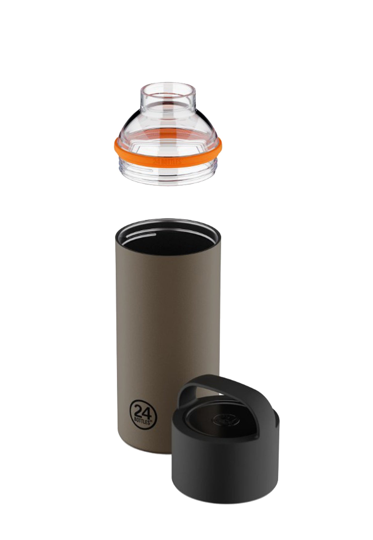 Spin Bottle marrone termica viaggio 730ml 24Bottles 2227-Mocha 730 ml 24BOTTLES 
