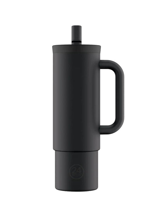 Borraccia Termica Tuxedo Black Straw Cup 800ml 24Bottles 2234- STRAW CUP 800 ml 24BOTTLES 
