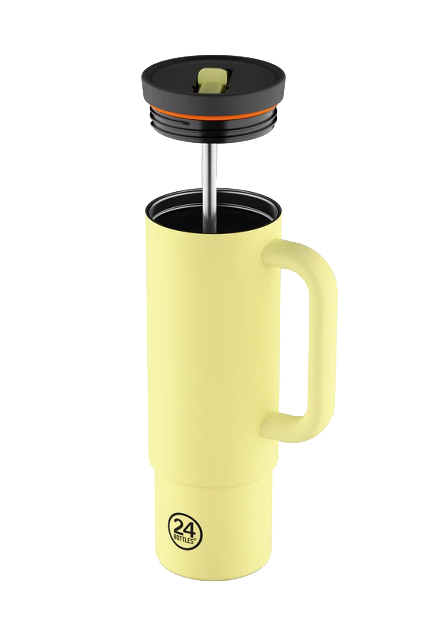 Borraccia Termica Citrus Straw Cup 800ml 24Bottles 2237- STRAW CUP 800 mlCITRUS 24BOTTLES 