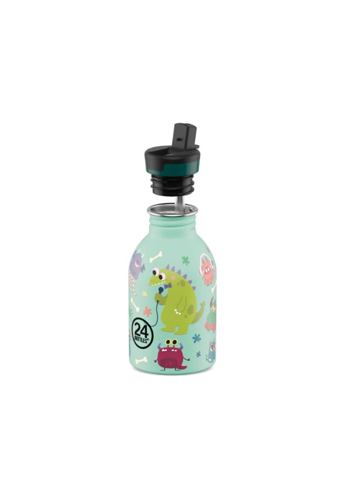 Borraccia per bambini verde leggera Urban Bottle Spooky Friends 250 ml 24Bottles 2380-SPOOKY 250 MLSPOKY 24BOTTLES 