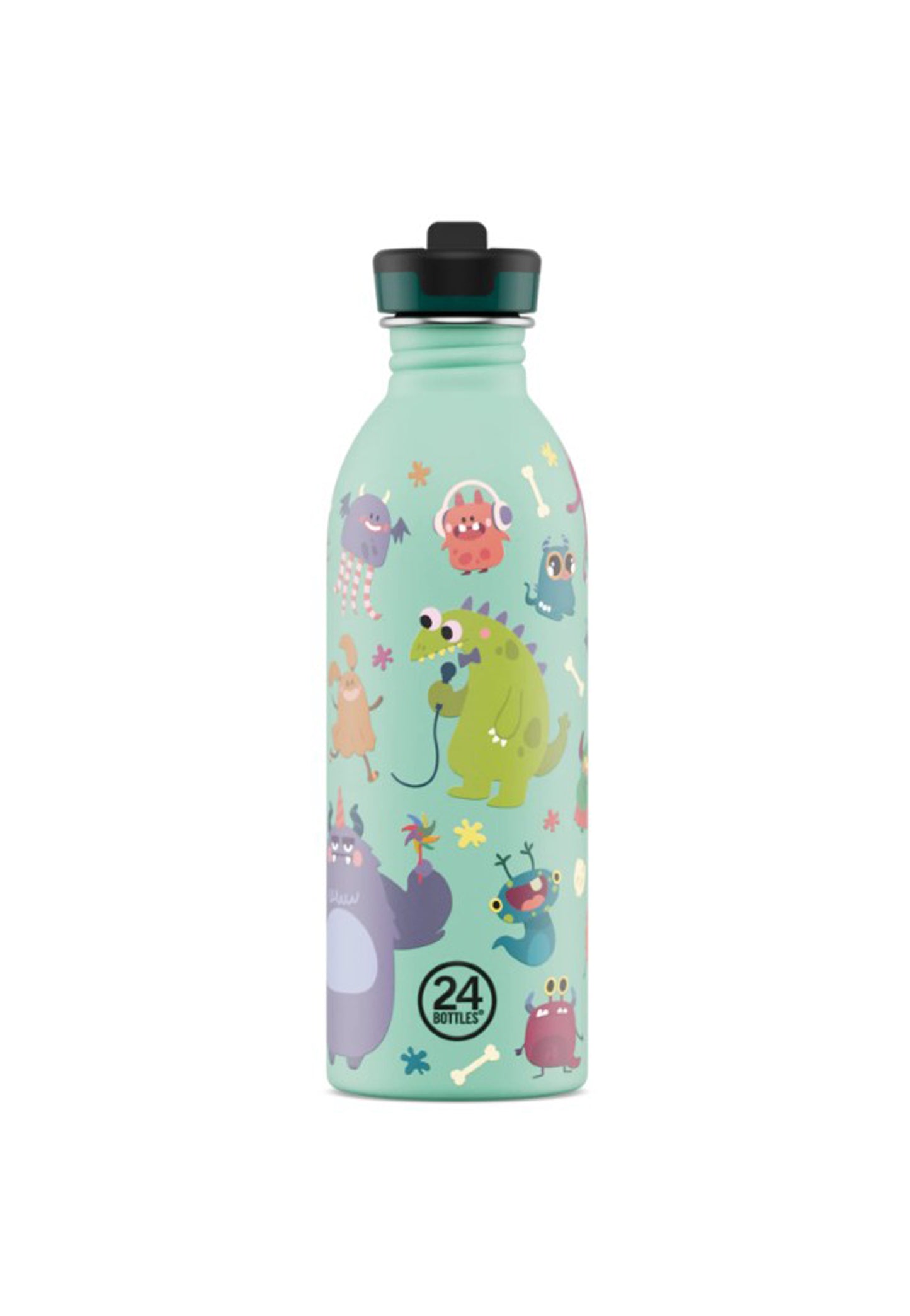 Borraccia per bambini verde leggera Urban Bottle Spooky Friends 500 ml 24Bottles 2381-SPOOKY 500 MLSPOOKY 24BOTTLES 