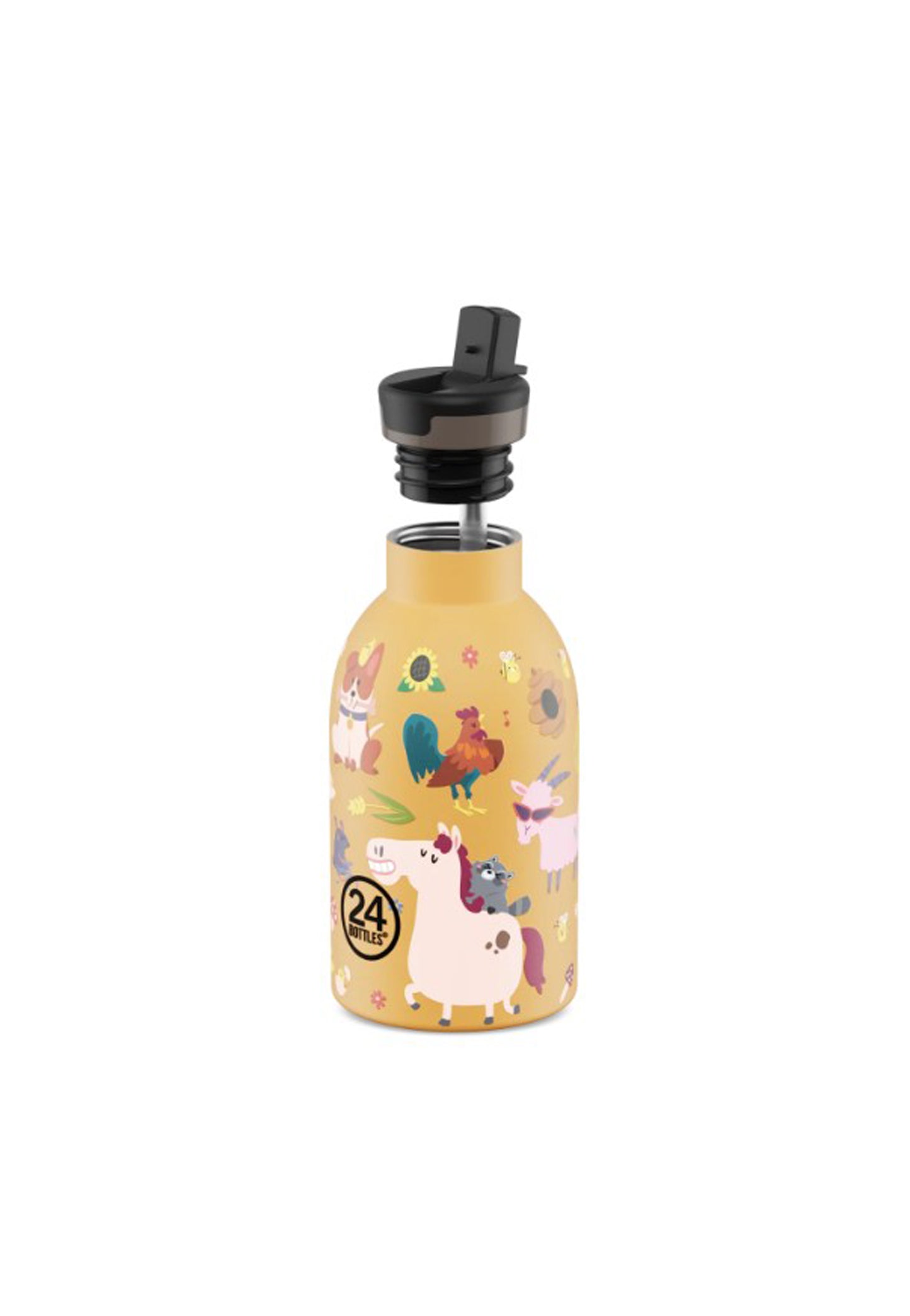 Borraccia termica per bambini arancione Clima Bottle Farm Friends 330 ml 24Bottles 2387-FARM 330 MLFARM 24BOTTLES 