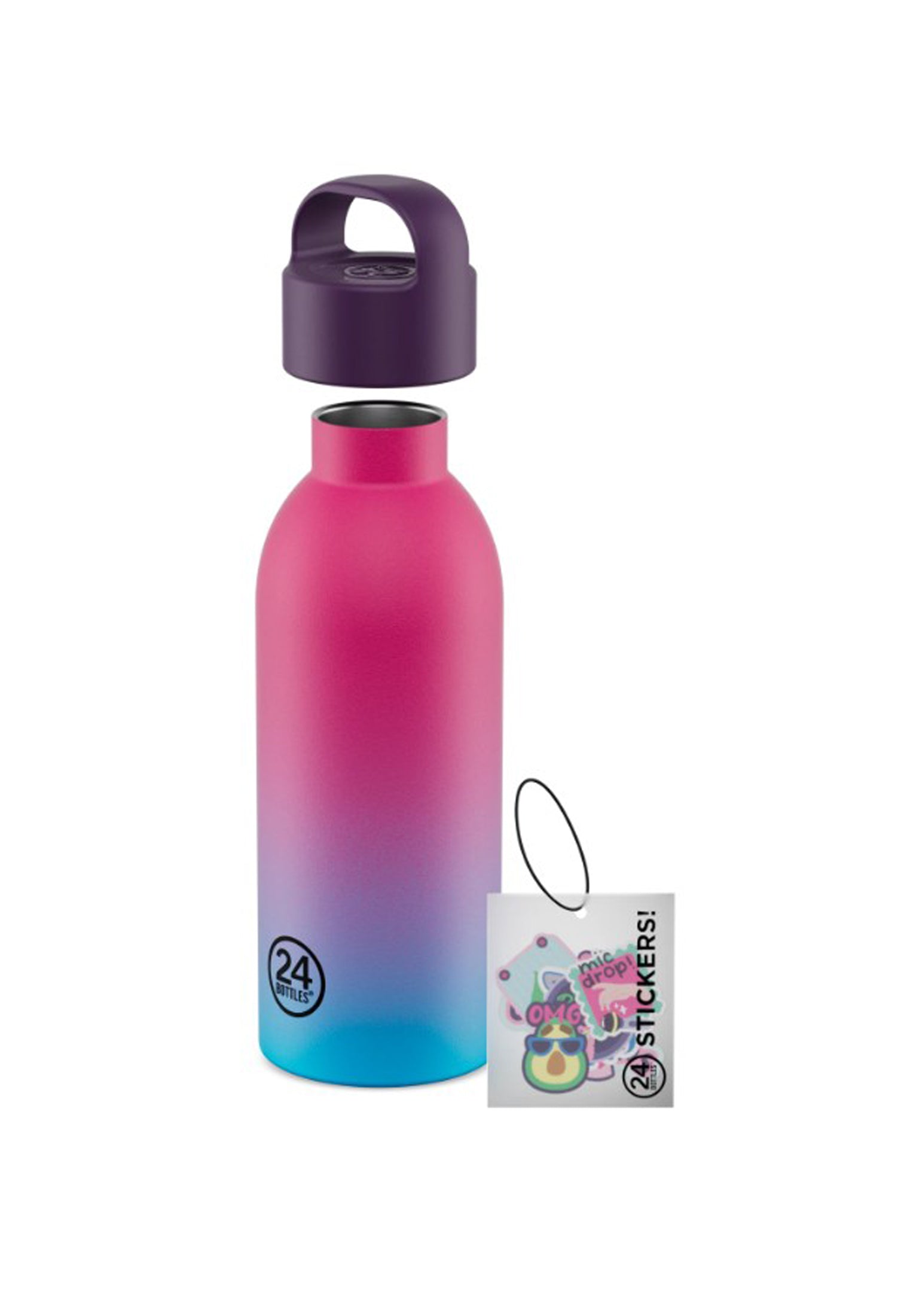 Borraccia termica rosa blu Young bottle Bop Squad 500 ml 24Bottles 2388-DRIP SQUAD 500MLDRIP SQUAD 24BOTTLES 