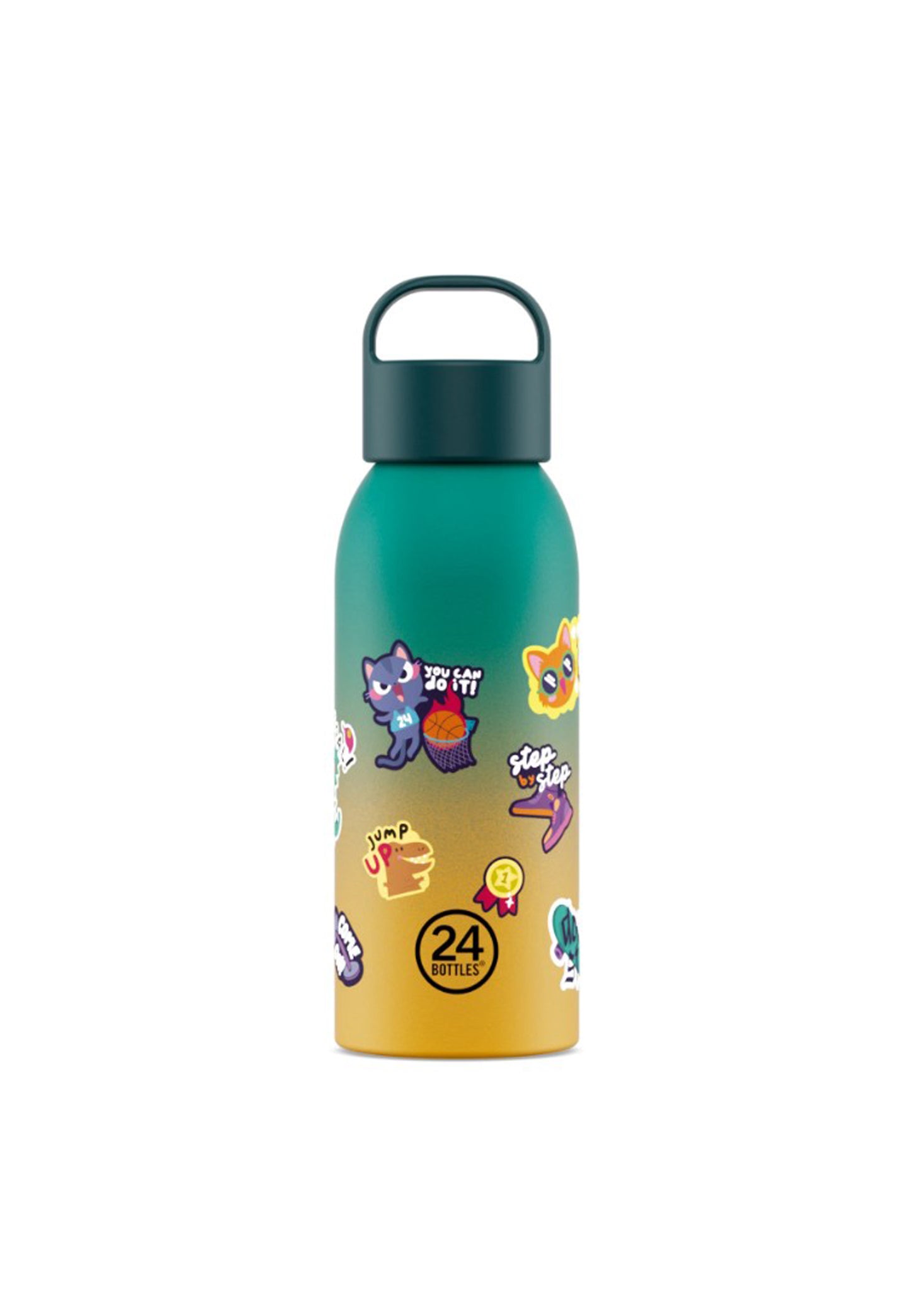 Borraccia termica verde gialla Young bottle Bop Squad 500 ml 24Bottles 2390-SKIBIDI SQUAD 500MLSKIBIDI 24BOTTLES 