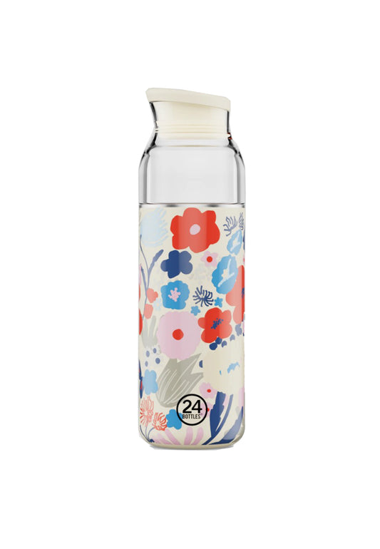 Caraffa floreale termica 1L  per la casa 24Bottles 2418-DOMENICA 1LDOMENICA 24BOTTLES 