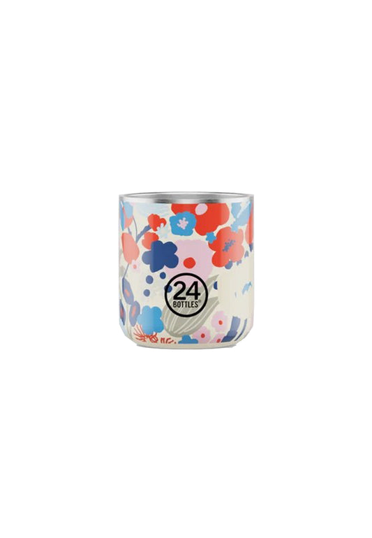 Bicchiere floreale termico Casa Cup Domenica 220 ml 24Bottles 2419- CUP DOMENICA 220MLDOMENICA 24BOTTLES 