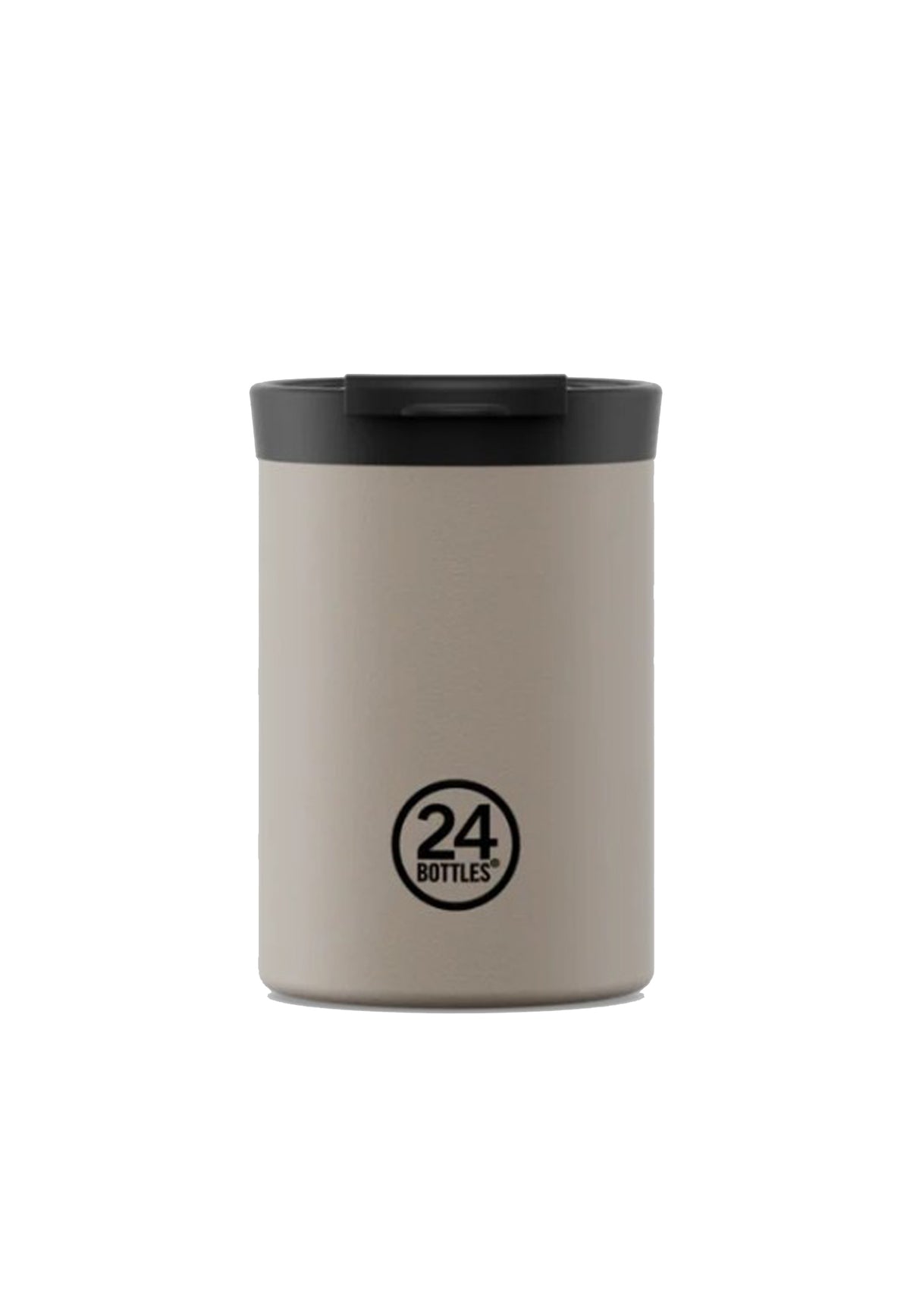 Tazza termica beige Travel tumbler Linen 350ml 24Bottles 2440-TRAVEL TUMBLER LINEN 350MLLINEN 24BOTTLES 