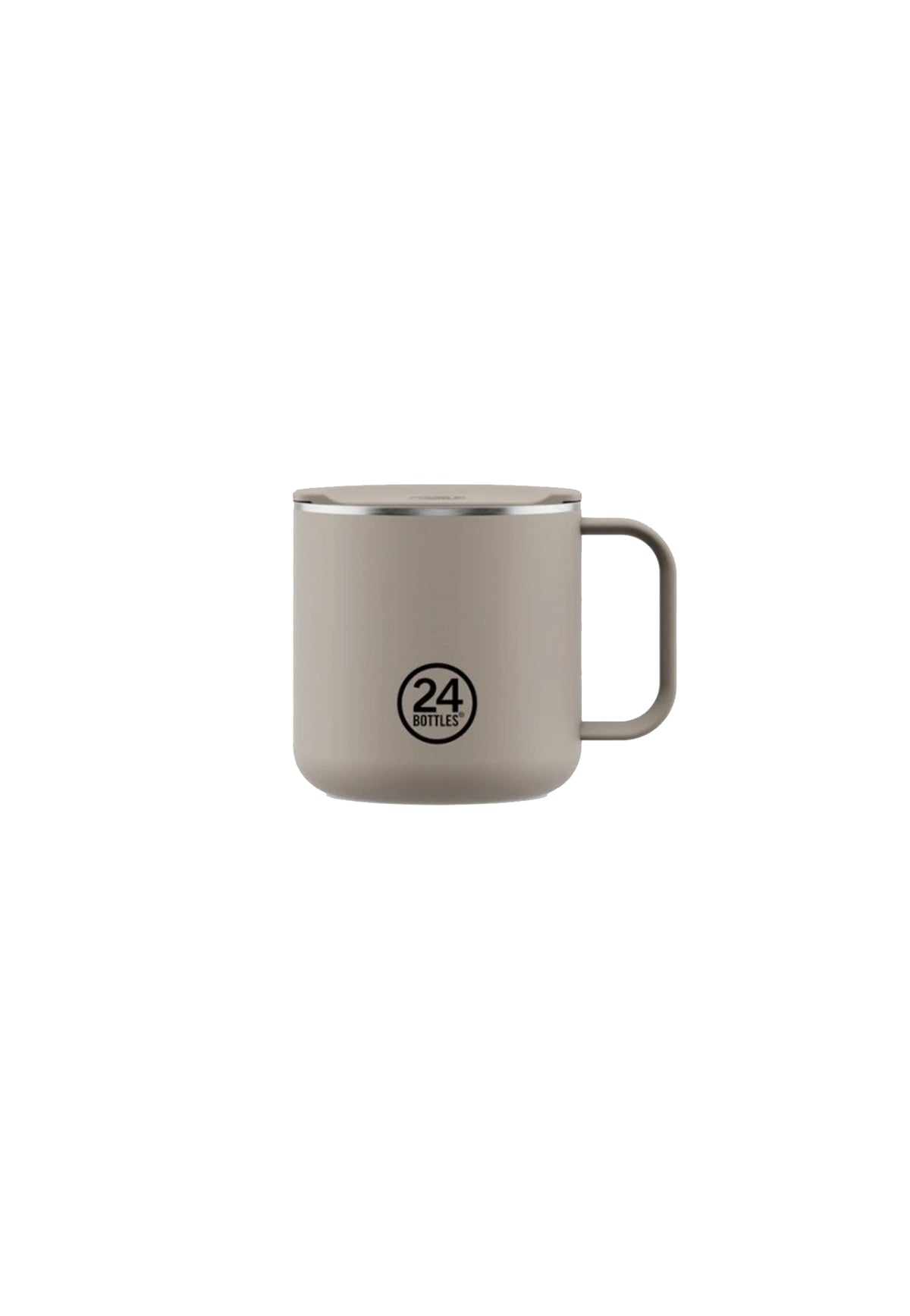 Bicchiere termico beige Linen 350ml Casa mug 24Bottles 2445-MUG LINEN 340 MLLINEN 24BOTTLES 