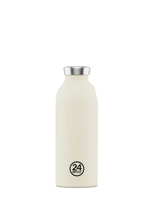 Borraccia termica bianca 500ml Cottone 24Bottles 2446- COTTON 500MLCOTTON 24BOTTLES 