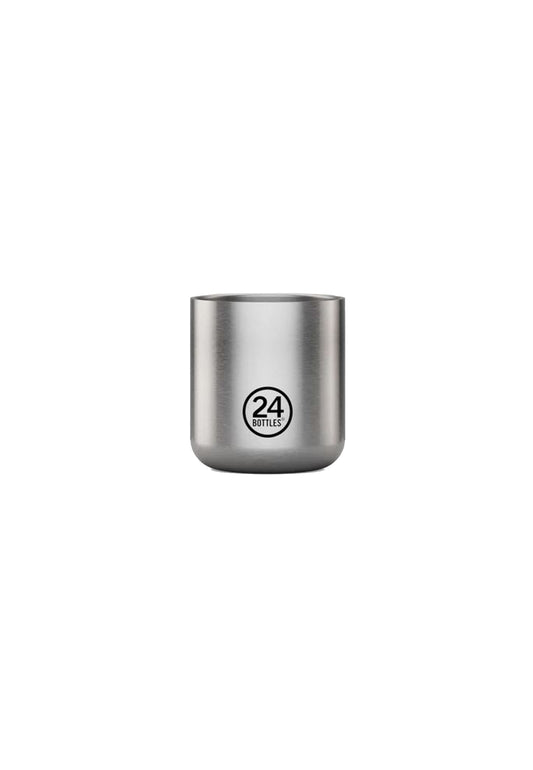 Bicchiere termico alluminio Casa Cup 24Bottles 2457-CUP BRUSHED STEEL 220MLBRUSHED STEEL 24BOTTLES 