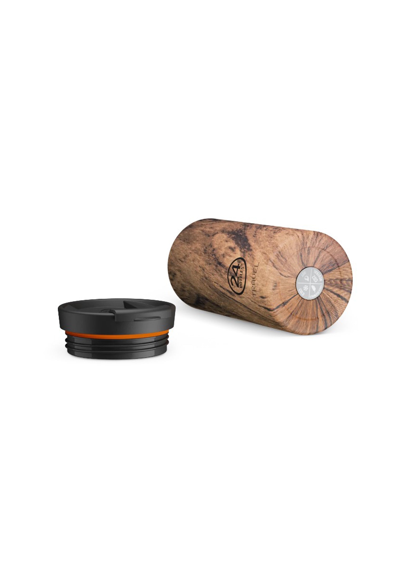 Bicchiere borraccia termica Travel Tumbler 600ml Sequoia Wood 24Bottles 438 600ML 24BOTTLES 