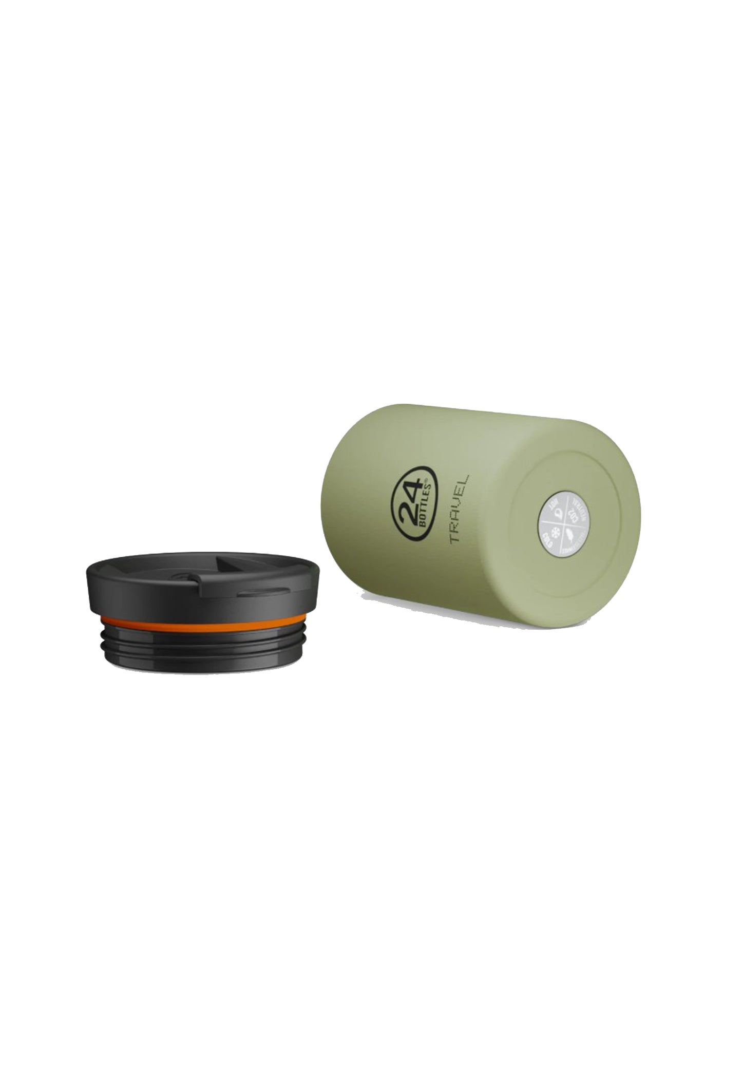Tazza termica viaggio verde Travel Tumbler 24Bottles 478-Stone Sage 350 ml 24BOTTLES 