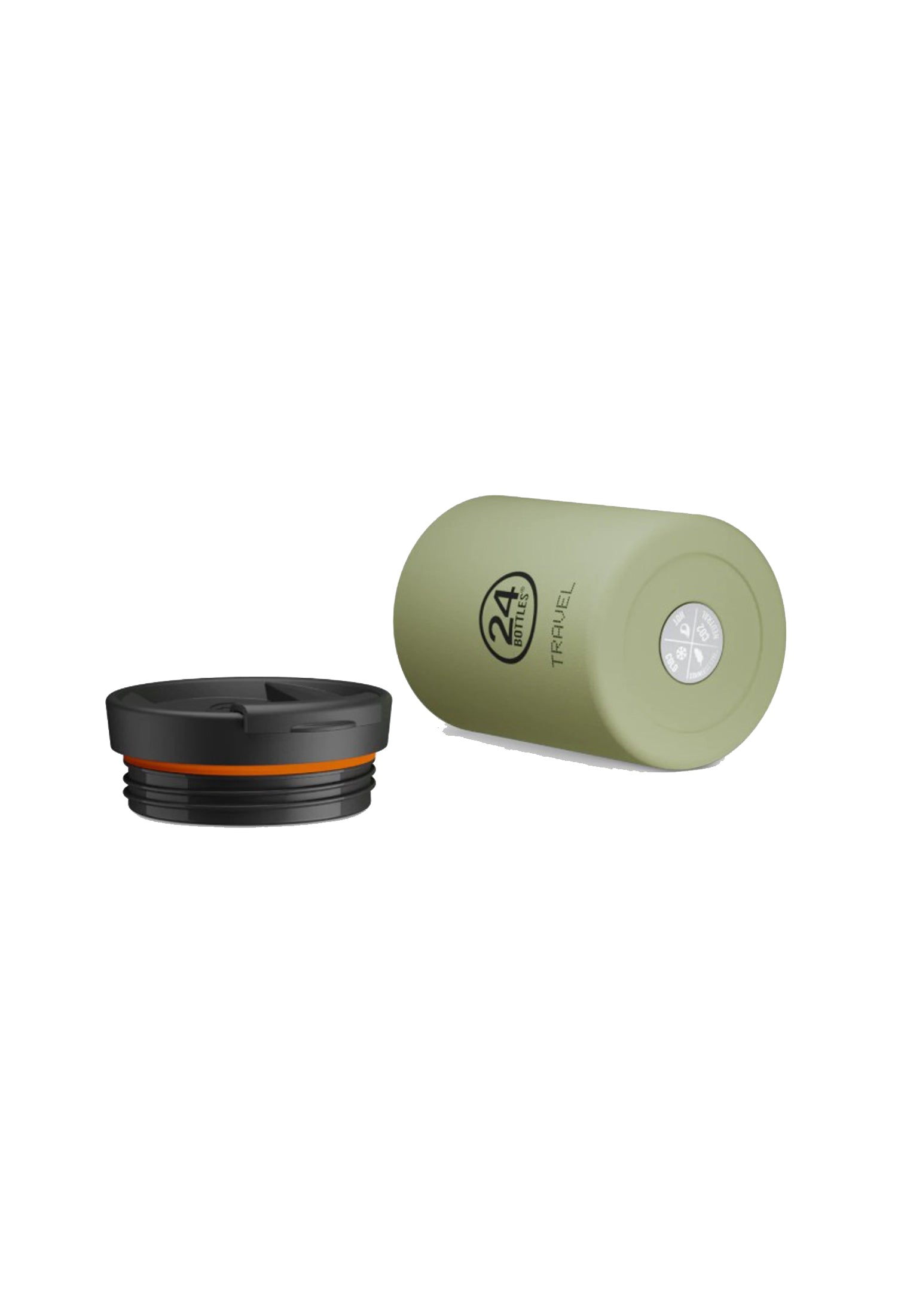 Tazza termica viaggio verde Travel Tumbler 24Bottles 478-Stone Sage 350 ml 24BOTTLES 