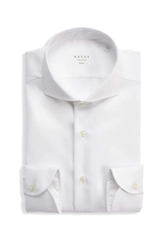 Camicia classica bianca cotone Tailort Fit Xacus P24 520ML11229001 XACUS