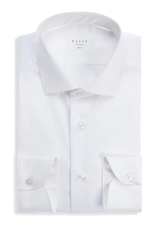 Camicia bianca classica cotone Xacus P24
