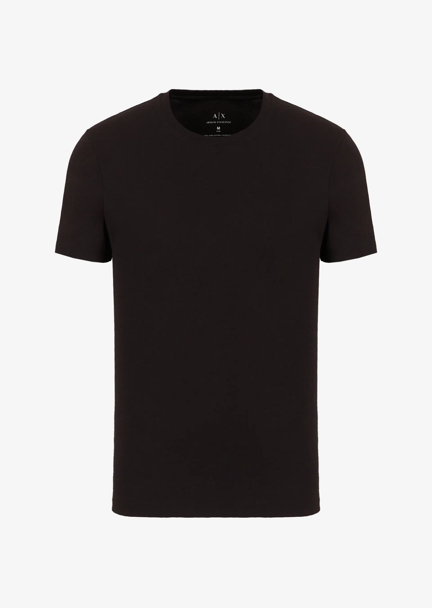 T-shirt Nera regular fit in jersey Armani Exchange