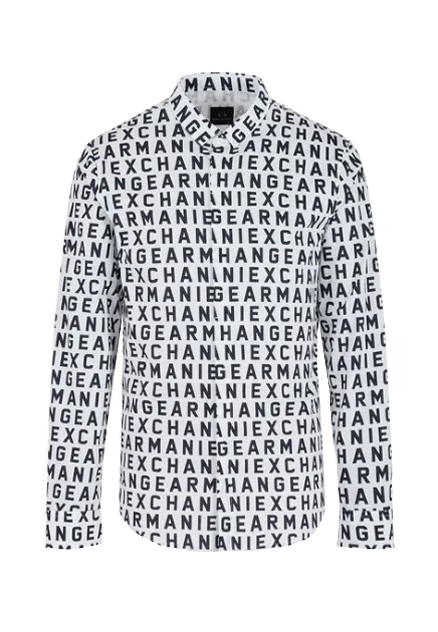 Camicia cotone slim fit popeline Armani Exchange P24