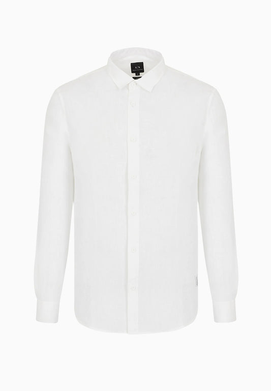 Camicia bianca lino Armani Exchange P24