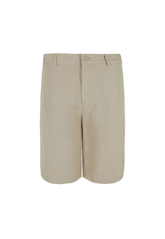 Pantaloni corti Bermuda chino beige misto lino Armani Exchange P24