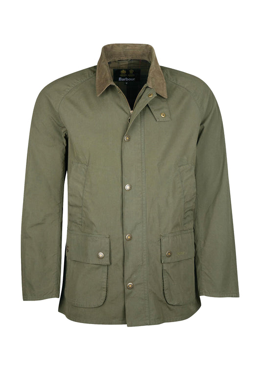 Giacca casual verde oliva cotone Ashby Barbour P24
